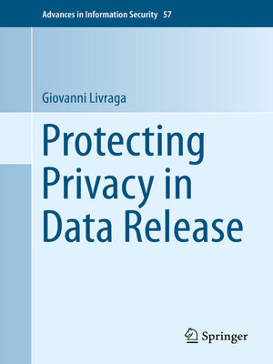 cover image of Protecting Privacy in Data Release